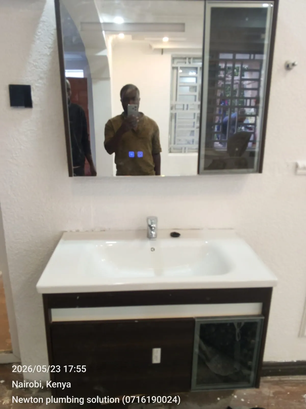 Sink plumbing work, photo 1 of 2