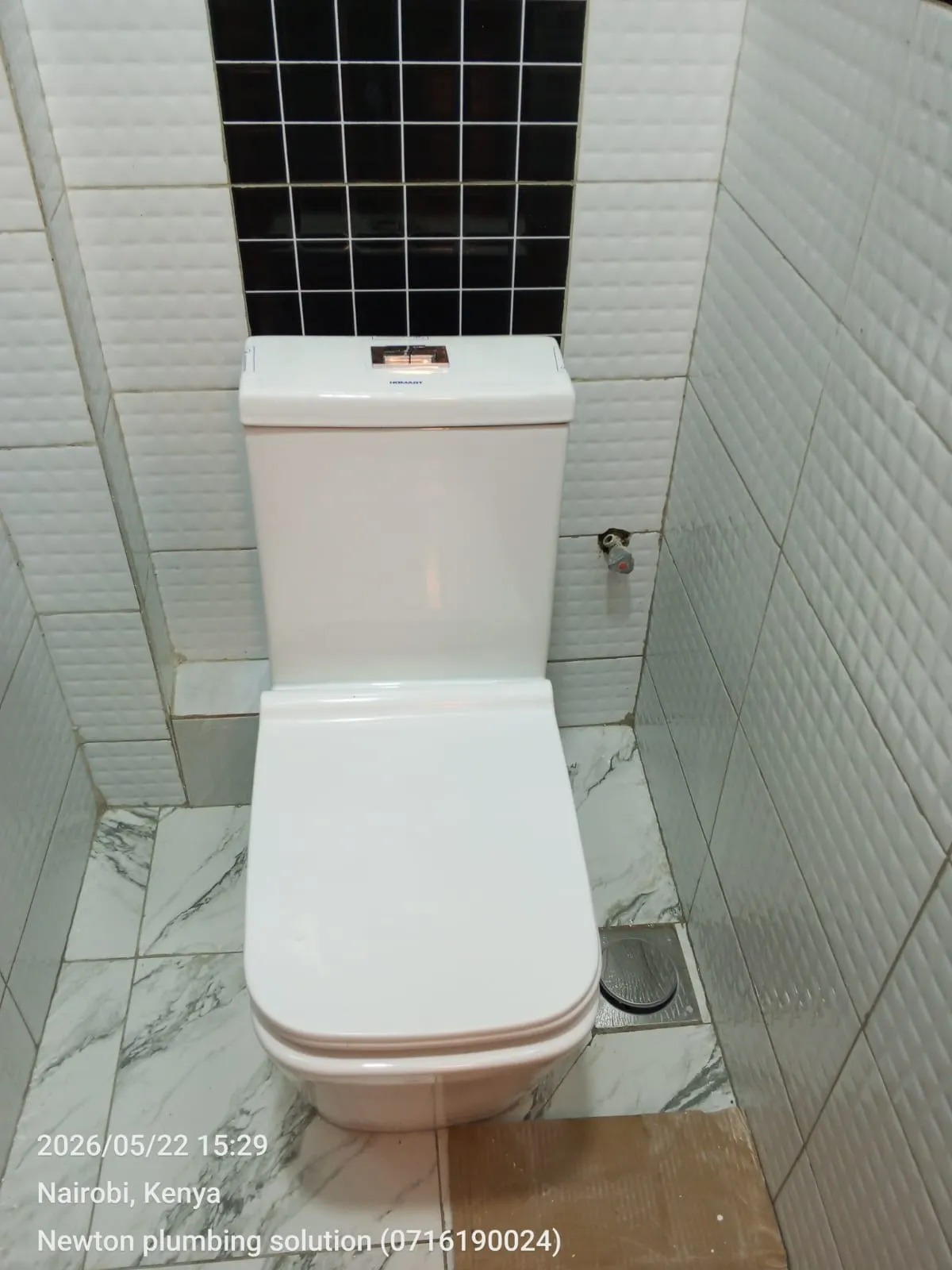 Washroom plumbing work, photo 1 of 3