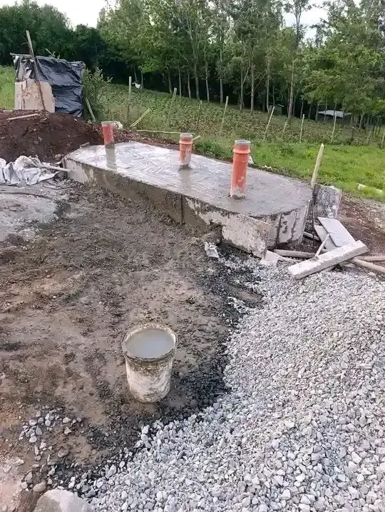 Rough-in plumbing work, photo 2 of 3