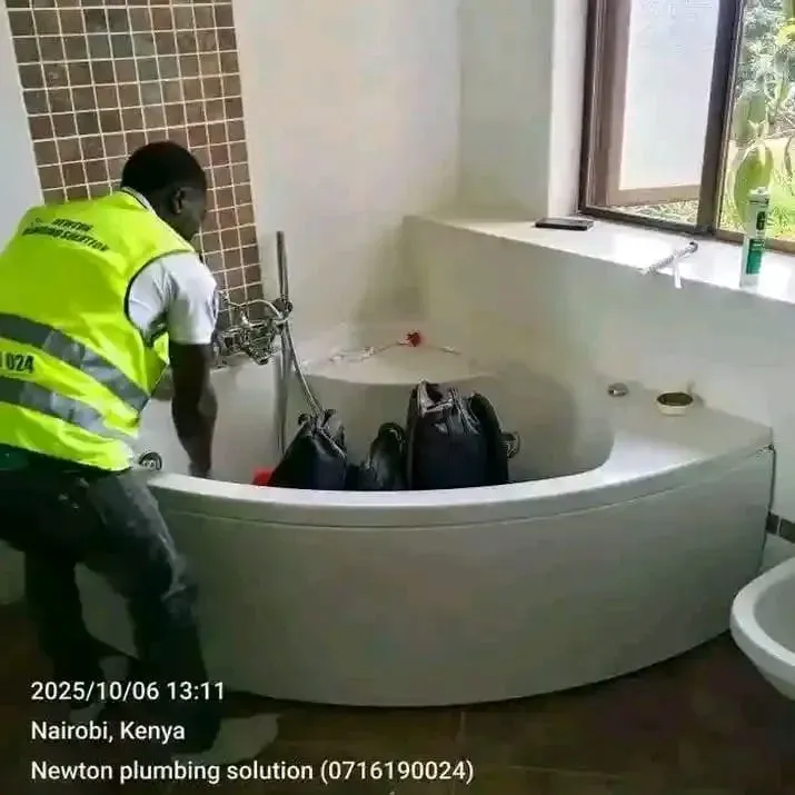 Bathtub plumbing work, photo 3 of 3